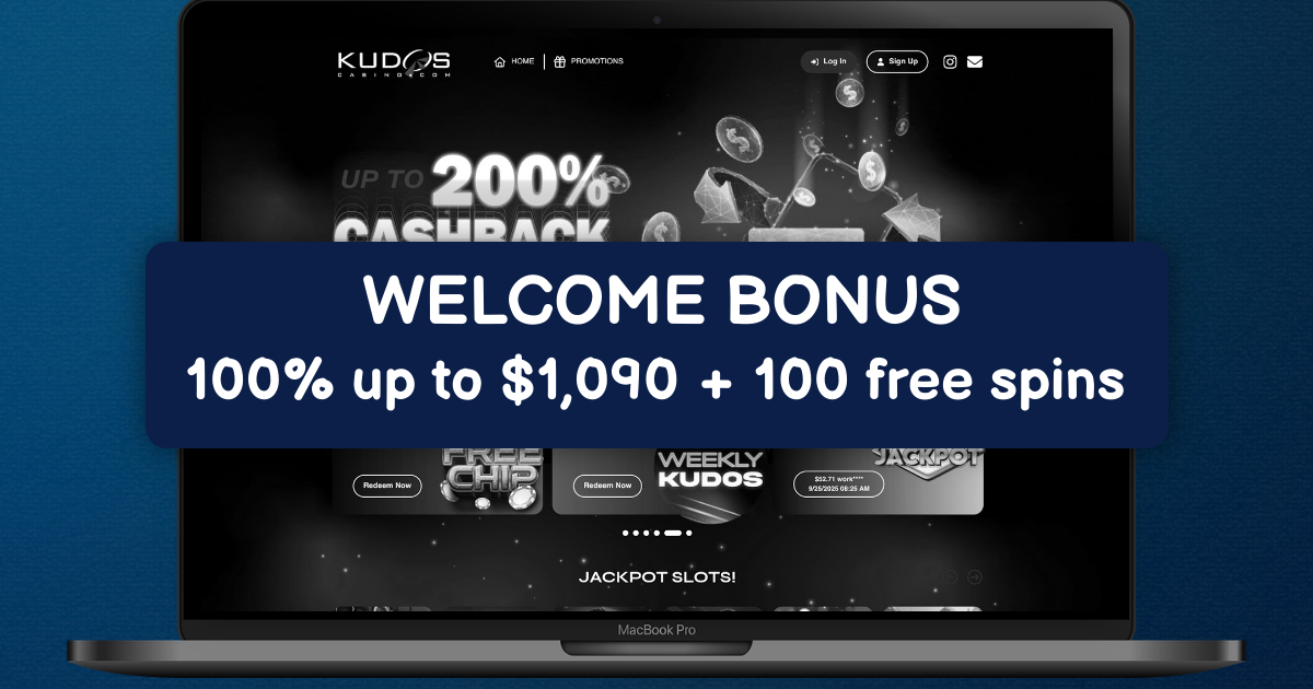 Kudos Casino banner